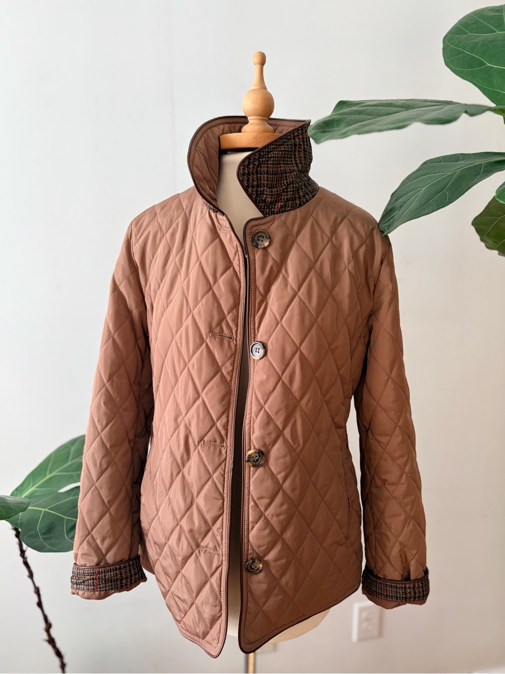 Lauren Ralph Lauren Diamond Quilted Jacket Equestrian Heritage Prep M